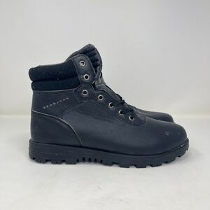 Sean John Black High Top Lace Up Hunting Hiking Outdoor Boots Men's Size 12